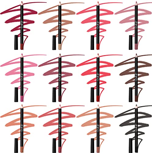 Buy 1 (Pack of 12 Matte Lipsticks) 💄✨ & Get Free (6Pcs Professional Lip Liner Set)