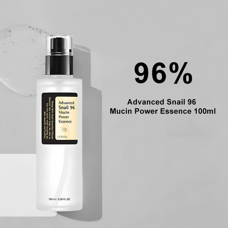 NEW Advanced Snail 96 Mucin Power Essence Glowing Skin Improving Skin Elasticity Moisturizing Lightweight Face Serum Snail Mucin