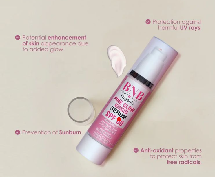 BNB Pink Glow Kit ( Toneup Facewash + Saffron Mask + Pink Glow Sunscreen Spf 60 )